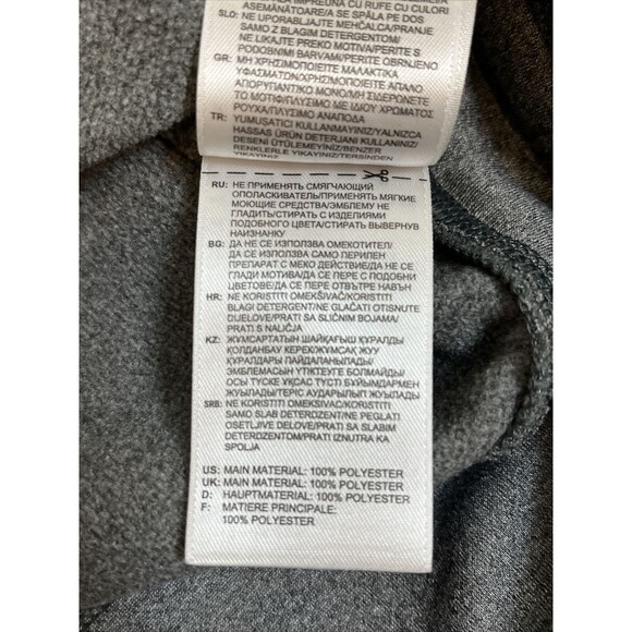 Reebok Hoodie Mens/ Teenagers Gray Printed Logo Speedwick Pull Over Jumper Sz S‎ - Picture 7 of 13